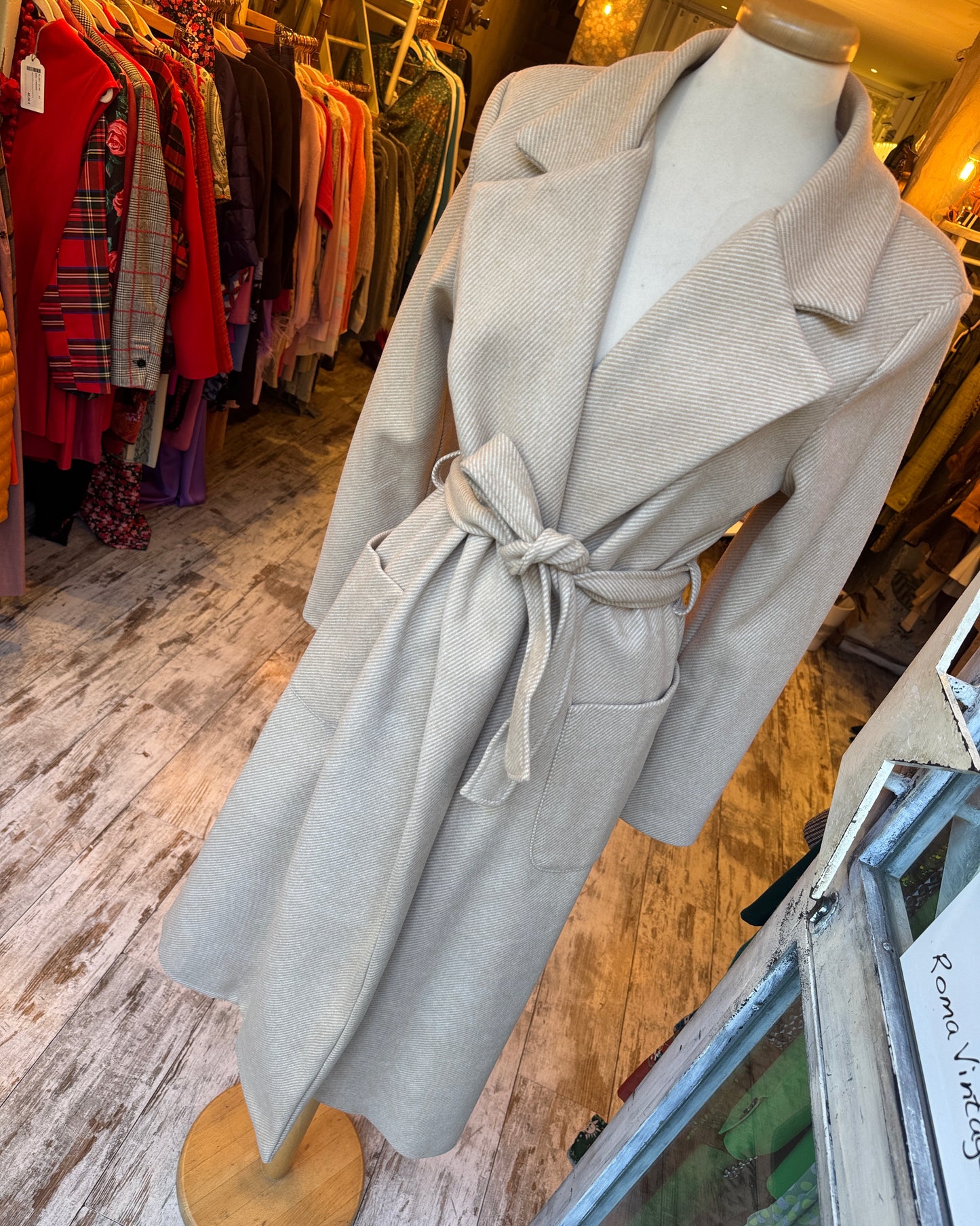 CAPPOTTO LE ROBE A VESTAGLIA BEIGE