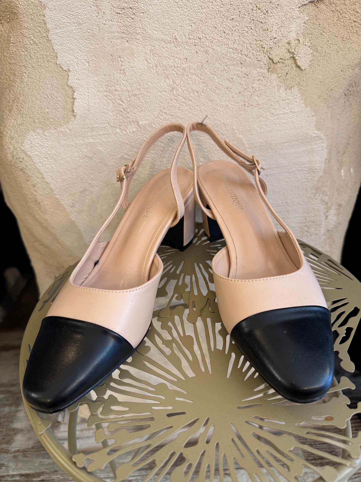 DECOLLETE SLINGBACK BICOLORE