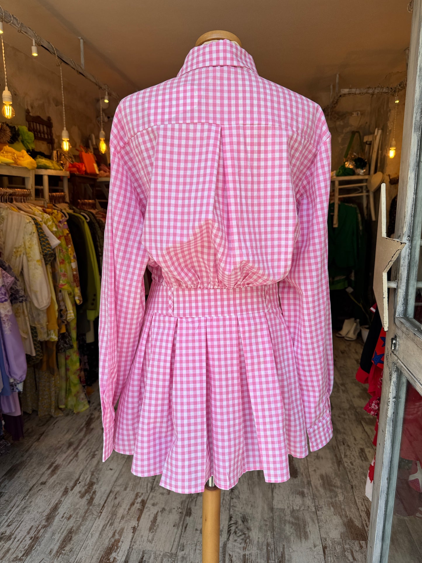 ABITO VICHY ROSA