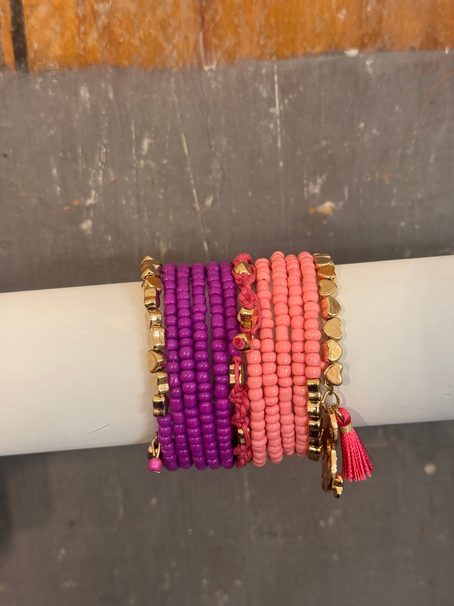 BRACCIALE SPIRALE CON PERLINE