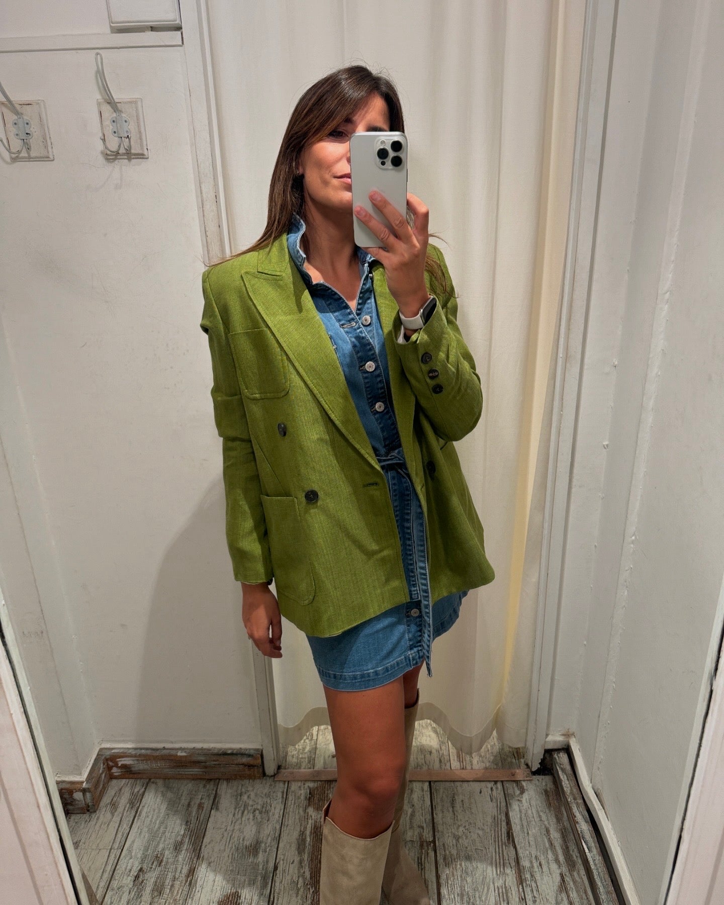 BLAZER OVER PHISIQUE DU ROLE VERDE