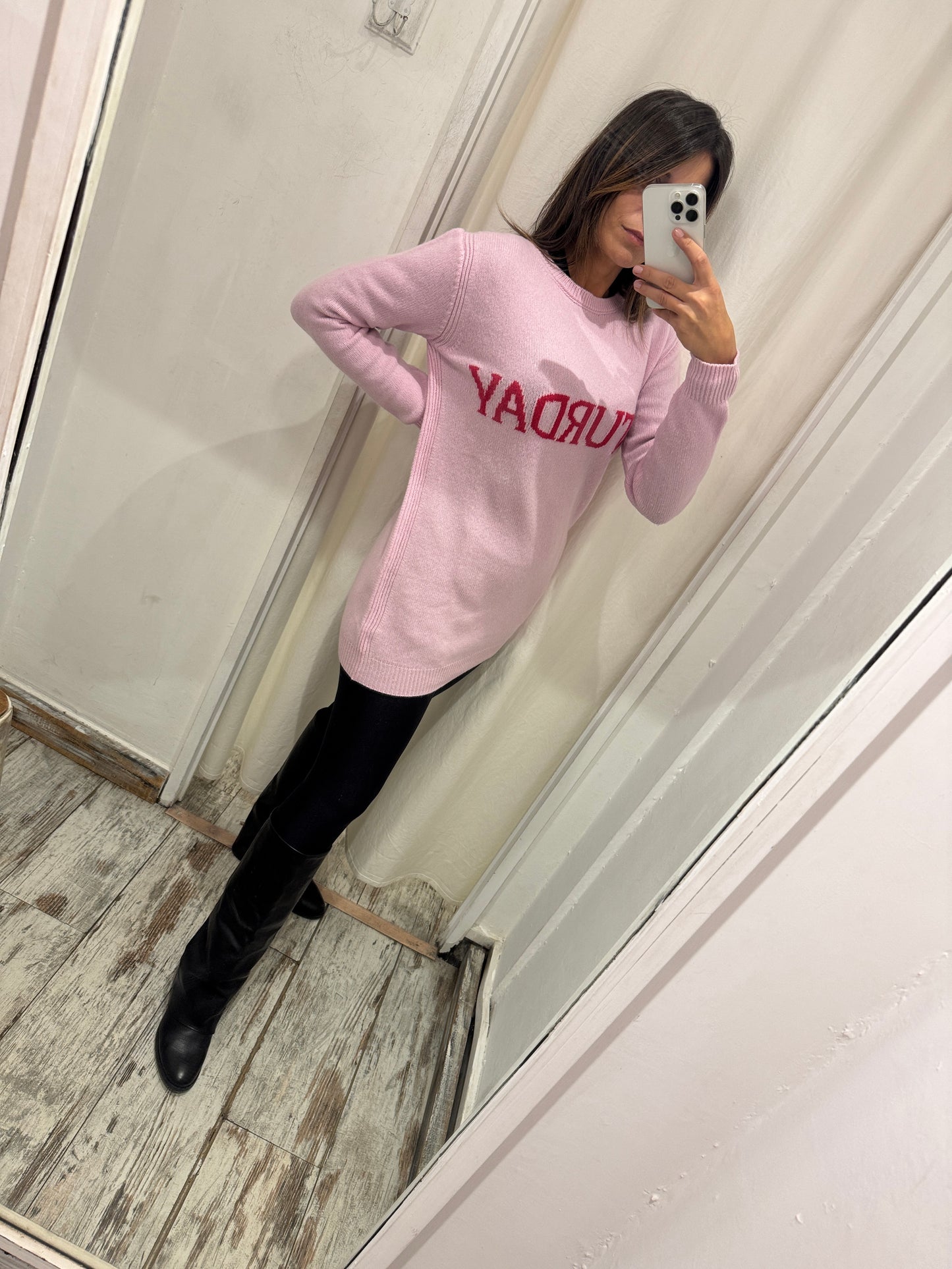MAGLIA ALBERTA FERRETTI ‘SATURDAY’ ROSA