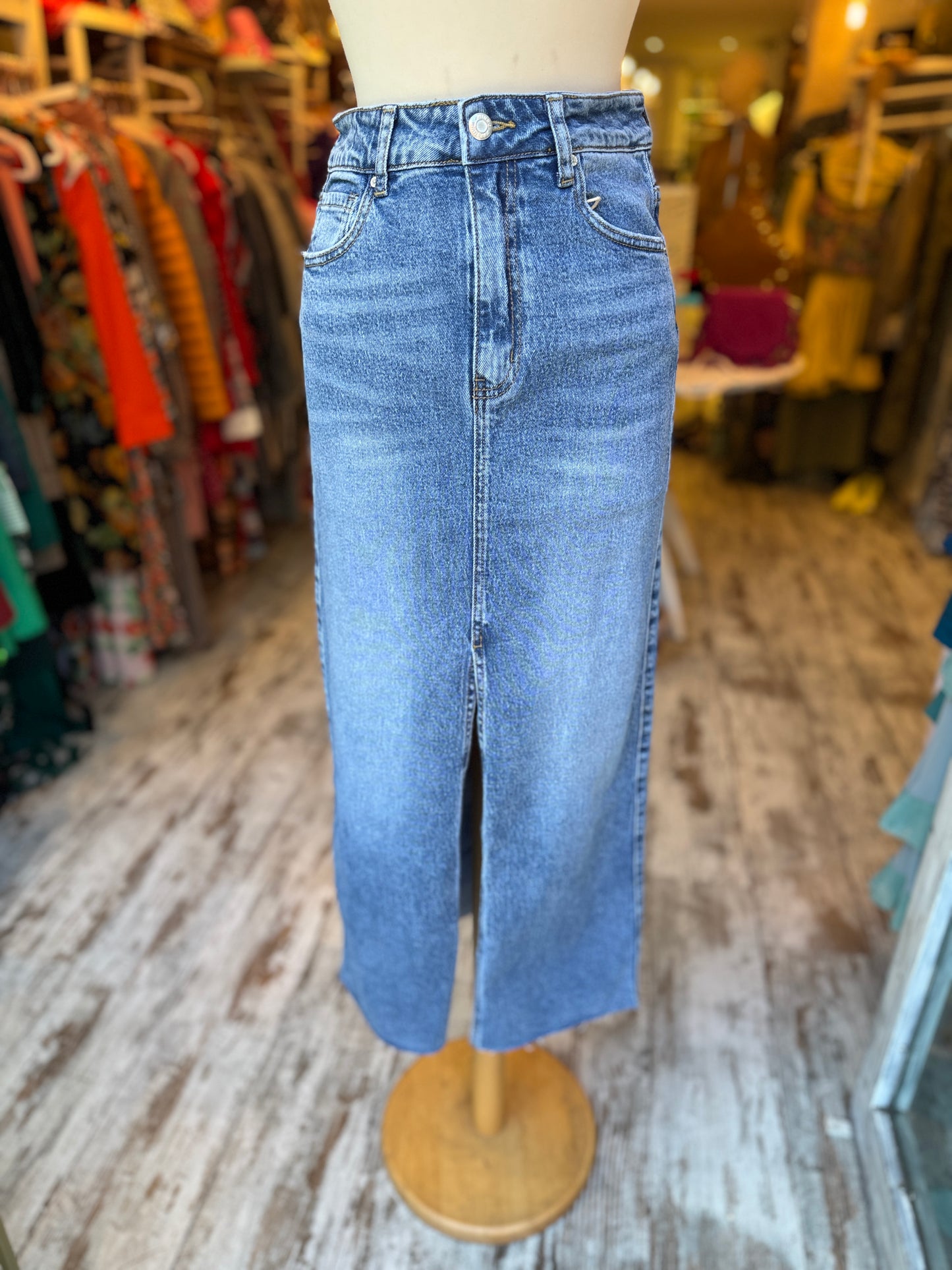 GONNA LONGUETTE DENIM