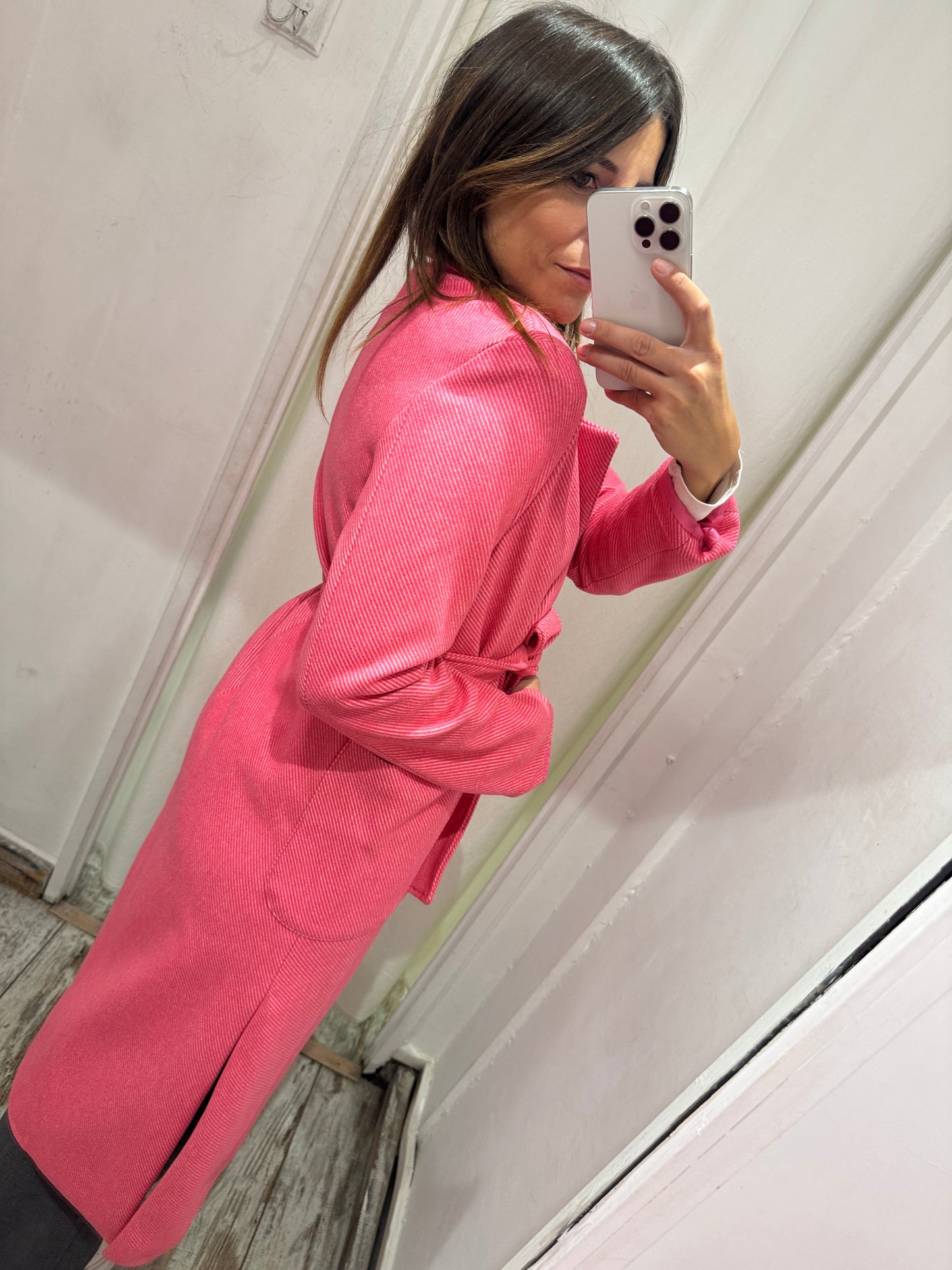 CAPPOTTO LE ROBE A VESTAGLIA ROSA