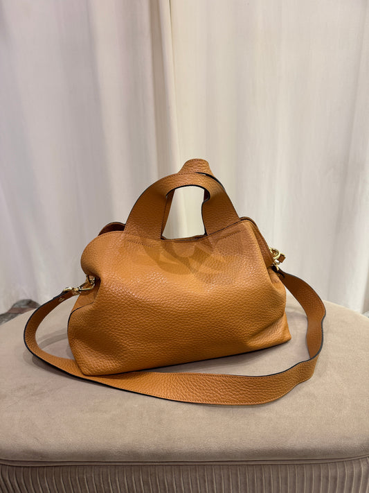 BORSA AVENUE 67 IN PELLE CAMMELLO
