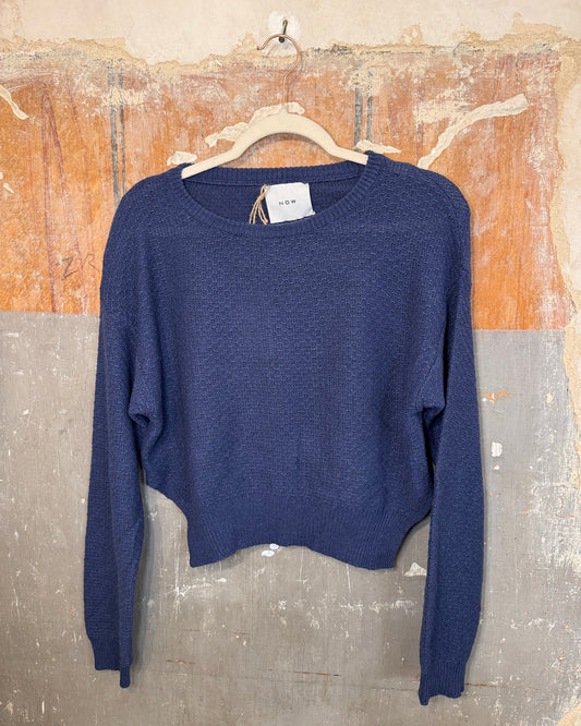 MAGLIA NOW BLU
