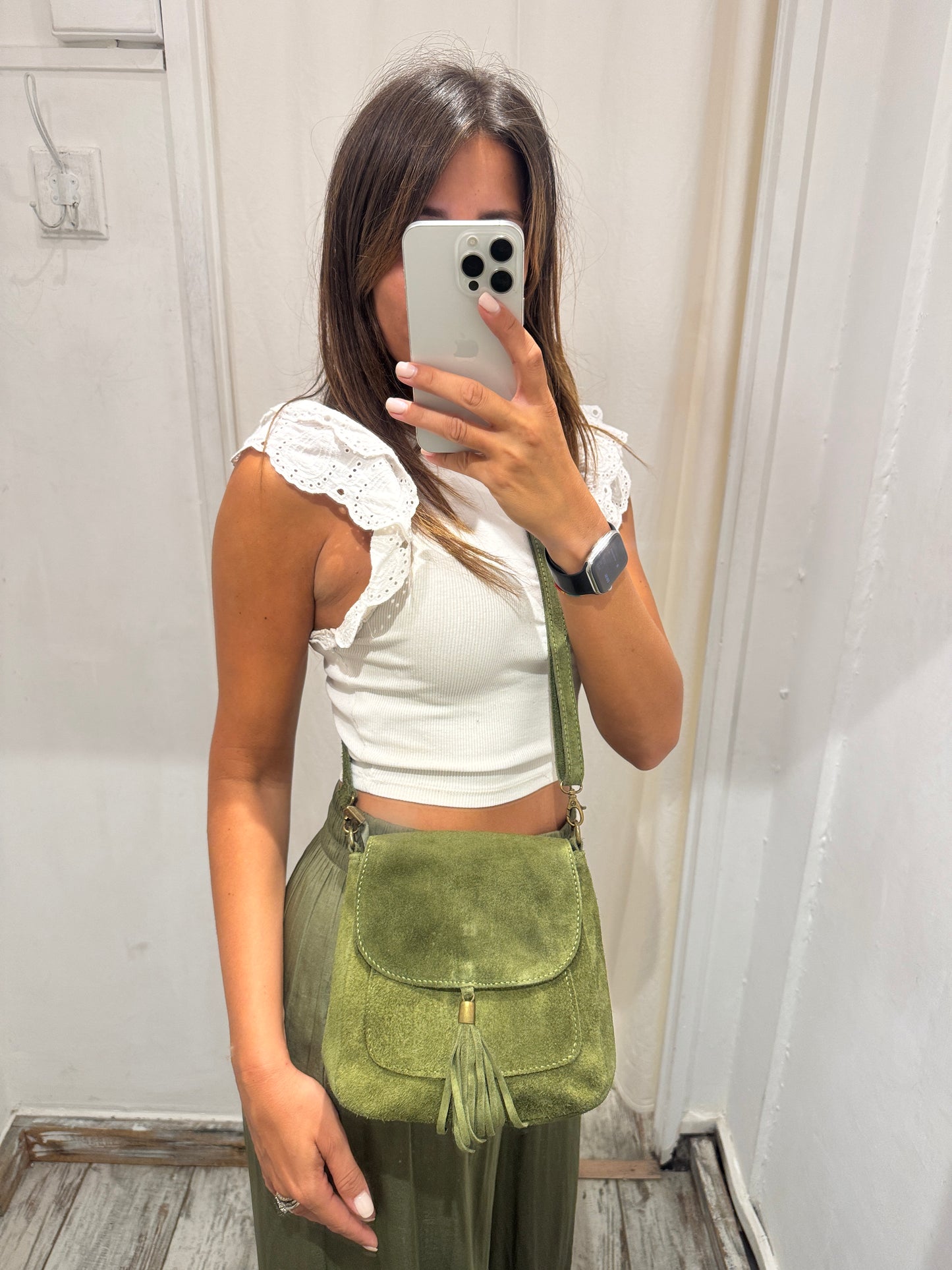 TRACOLLINA SUEDE VERDE MILITARE