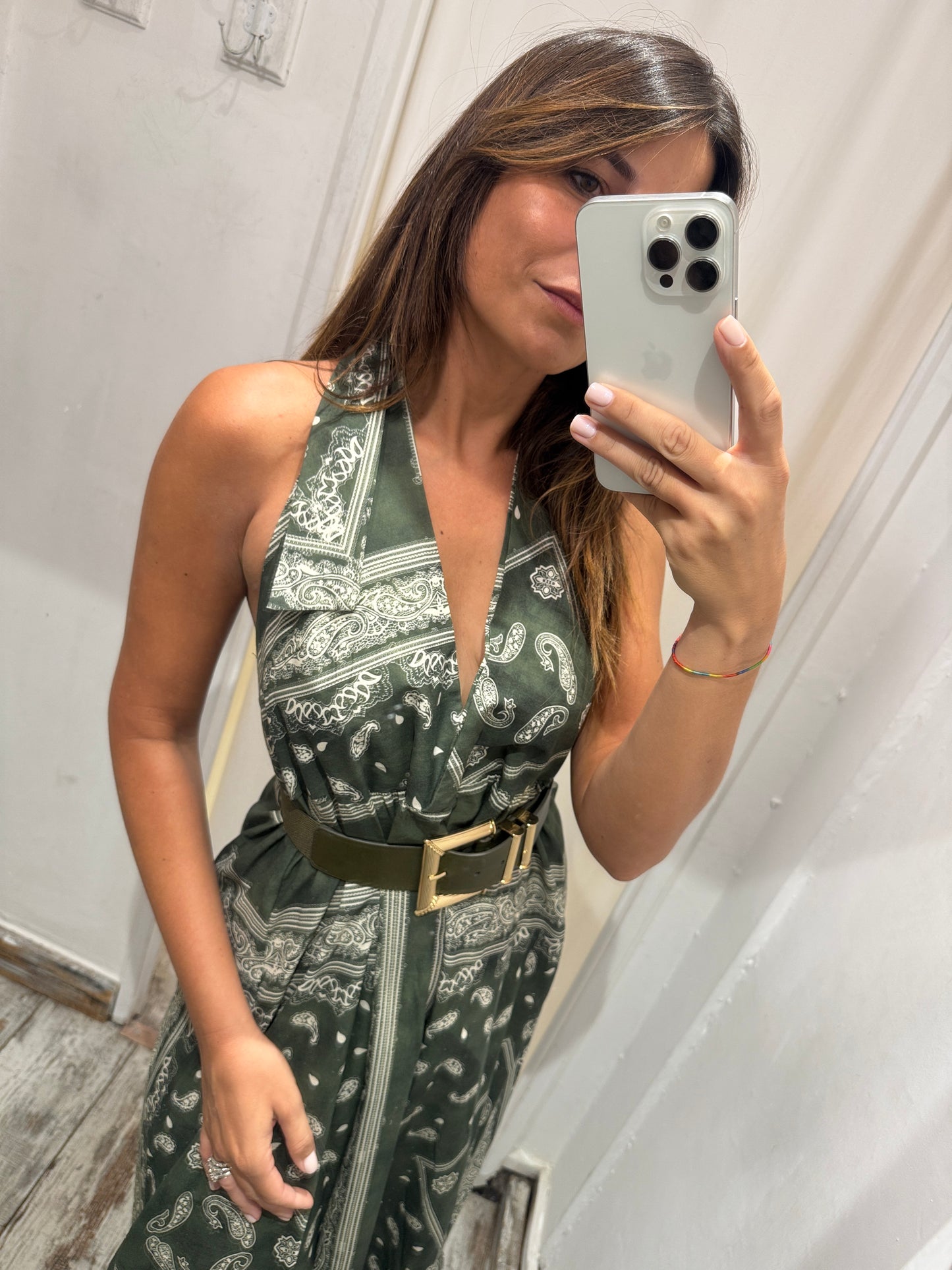 ABITO BANDANA VERDE MILITARE