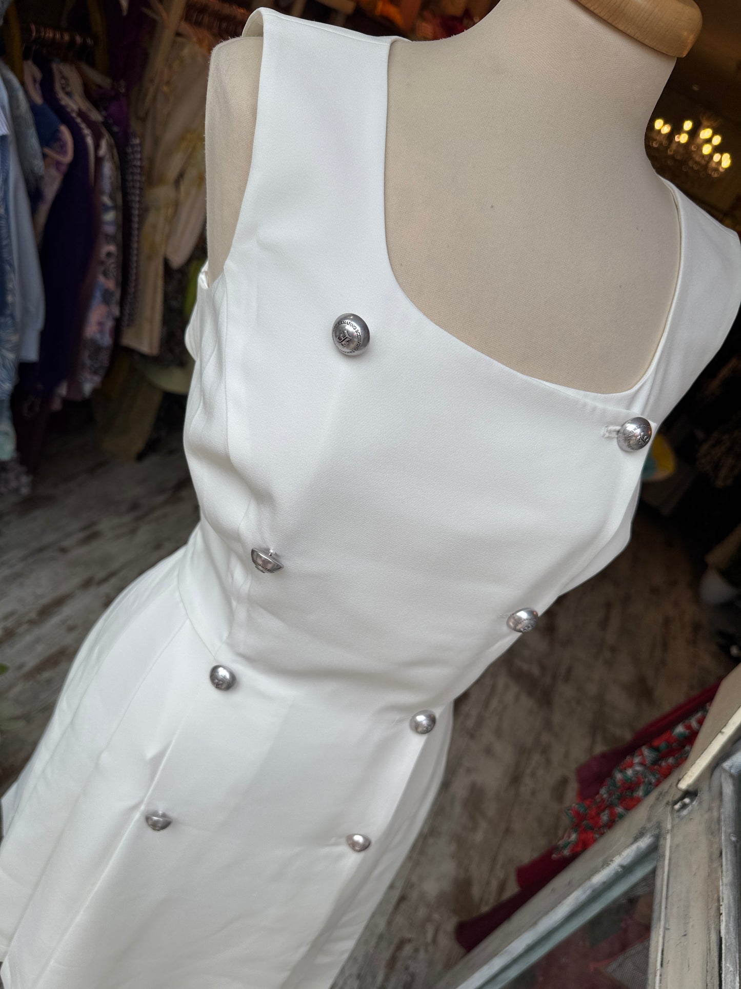 ABITO ERMANNO SCERVINO BIANCO DOPPIOPETTO
