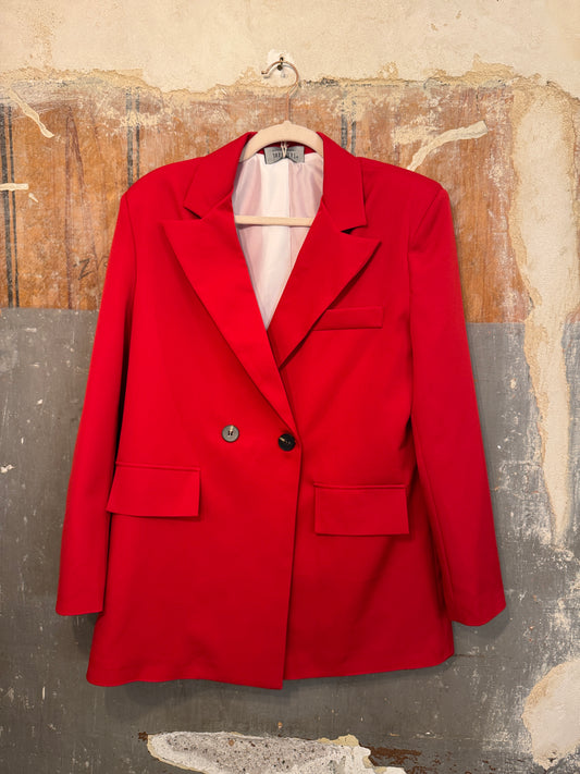 BLAZER OVER ROSSO