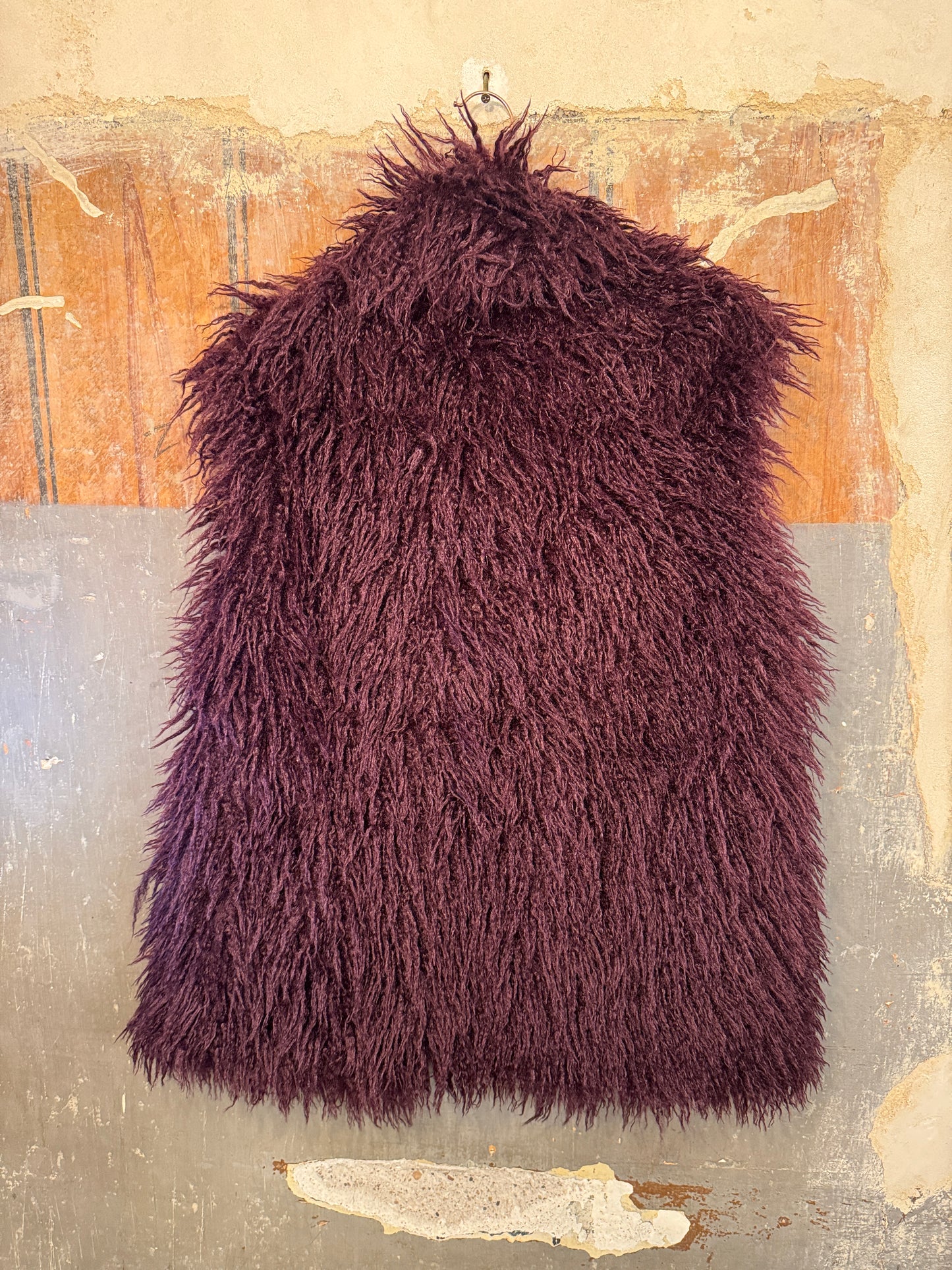 GILET ECOPELLLICCIA MONGOLIA VINACCIA