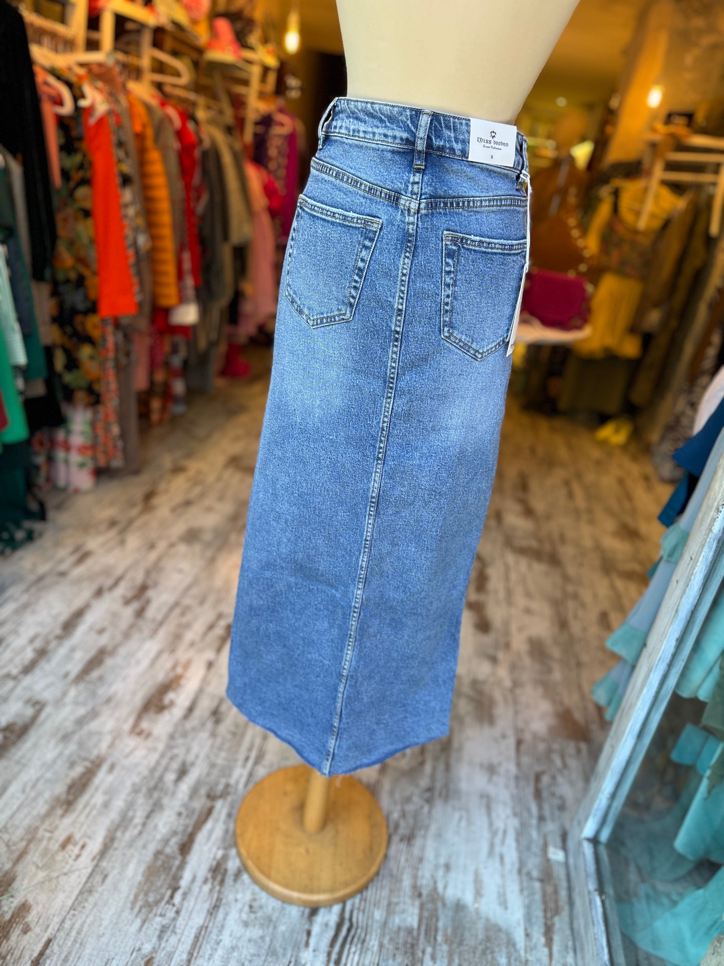 GONNA LONGUETTE DENIM