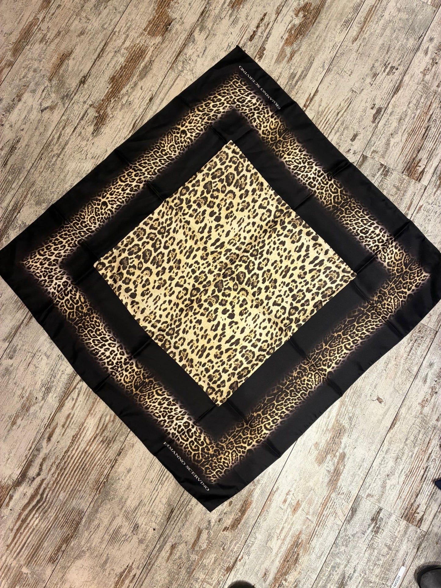 NEW COLLECTION - FOULARD ERMANNO SCERVINO SETA ANIMALIER