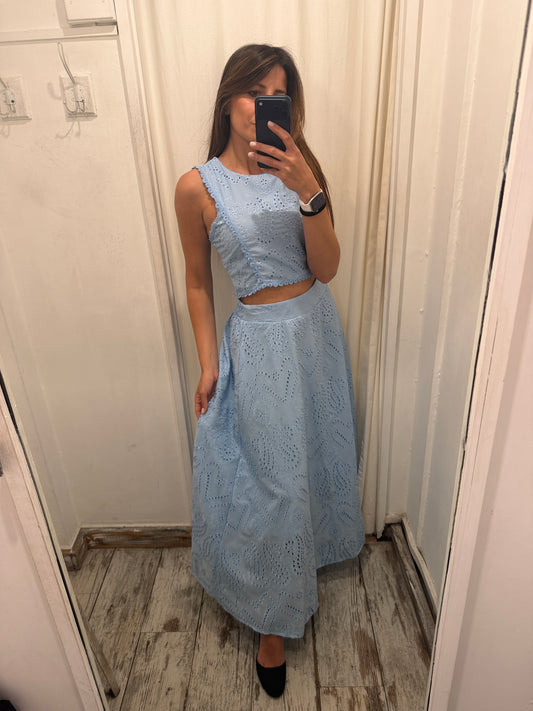 NEW COLLECTION - COORDINATO SANGALLO CELESTE
