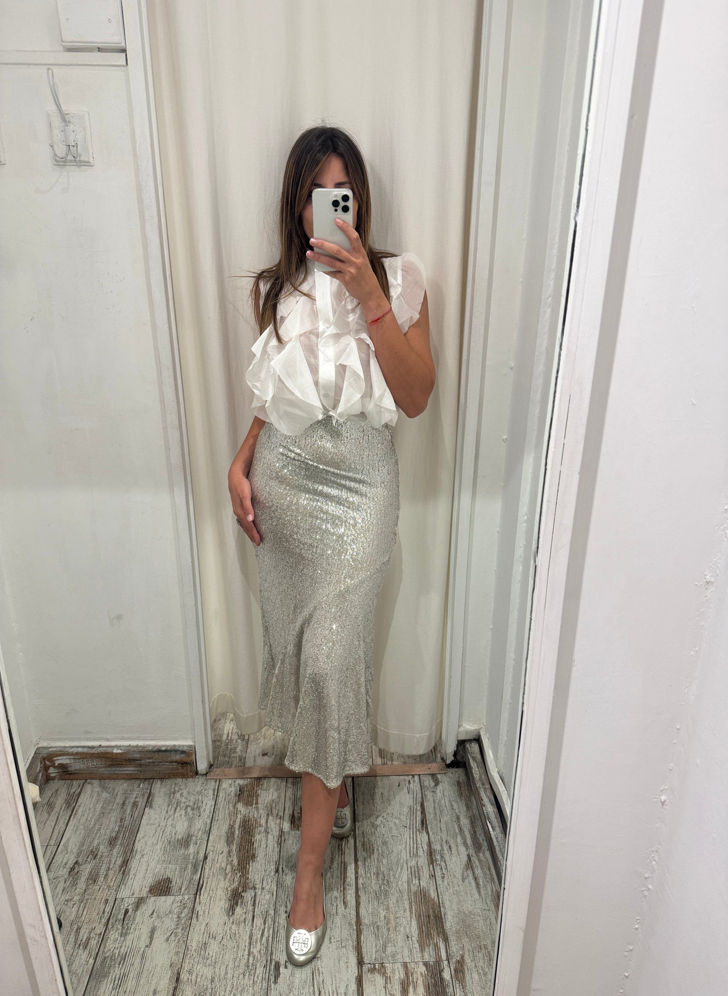 GONNA H&M PAILLETTES ARGENTO