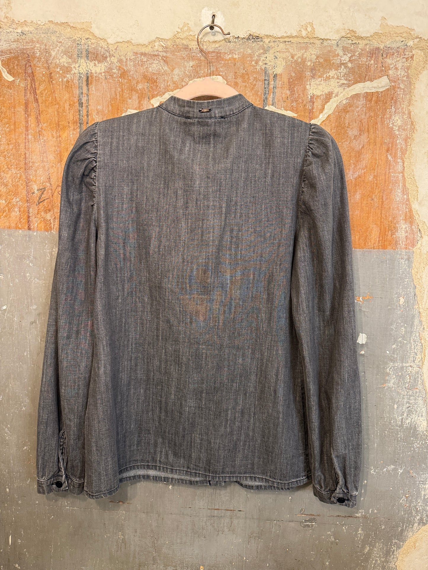 CAMICIA SO ALLURE DENIM GRIGIO