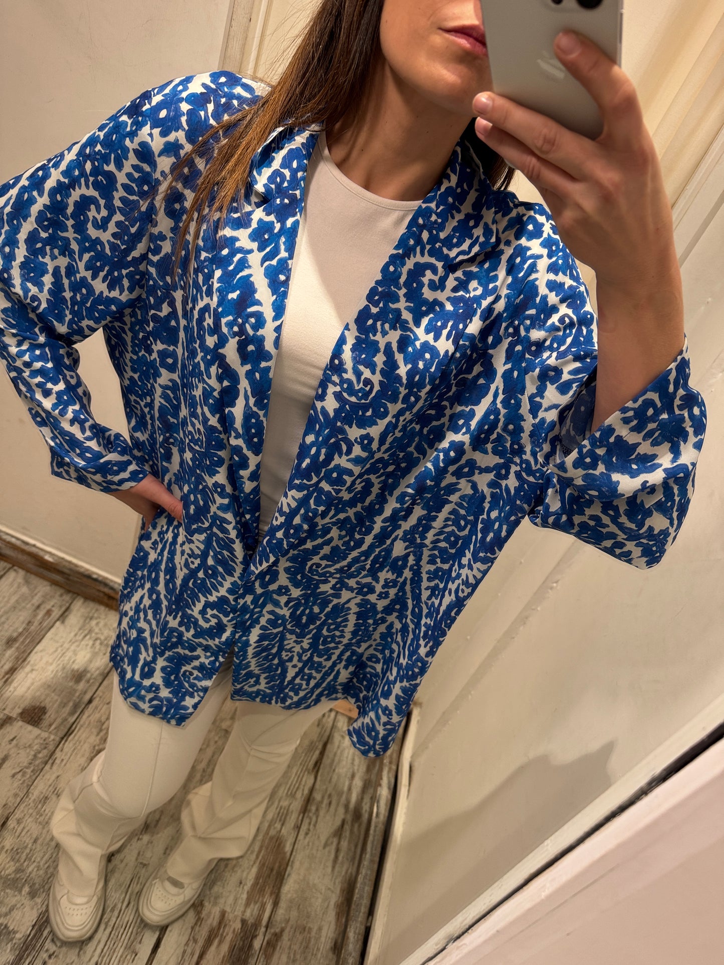 GIACCA OLTRE FANTASIA AZZURRA