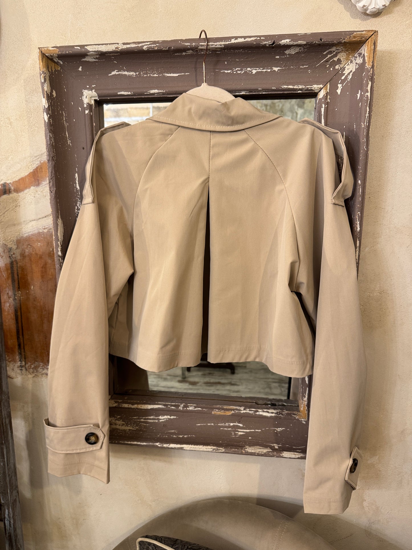 TRENCH CROP SABBIA