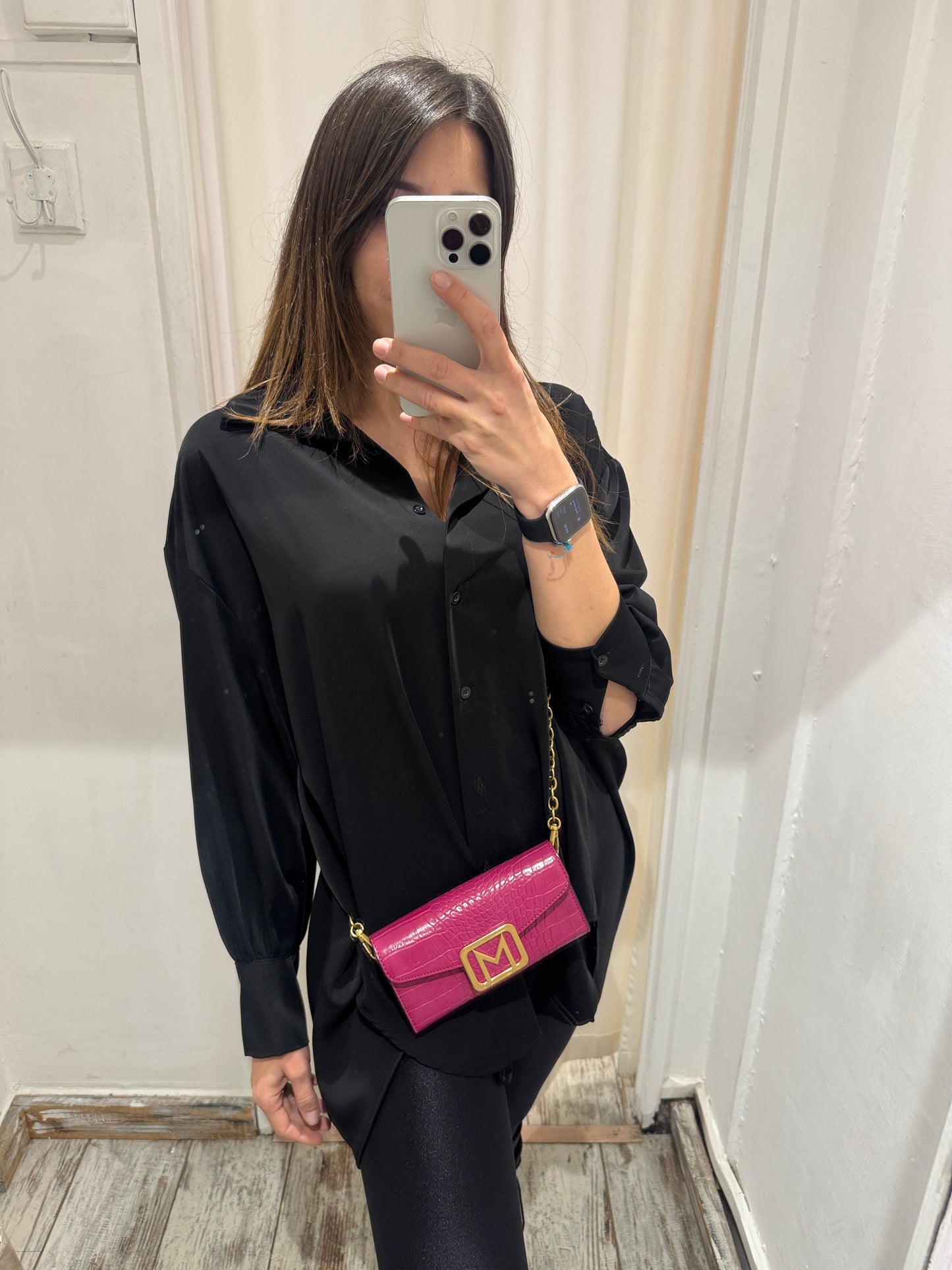 POCHETTE EMME MARELLA TRACOLLINA FUCSIA