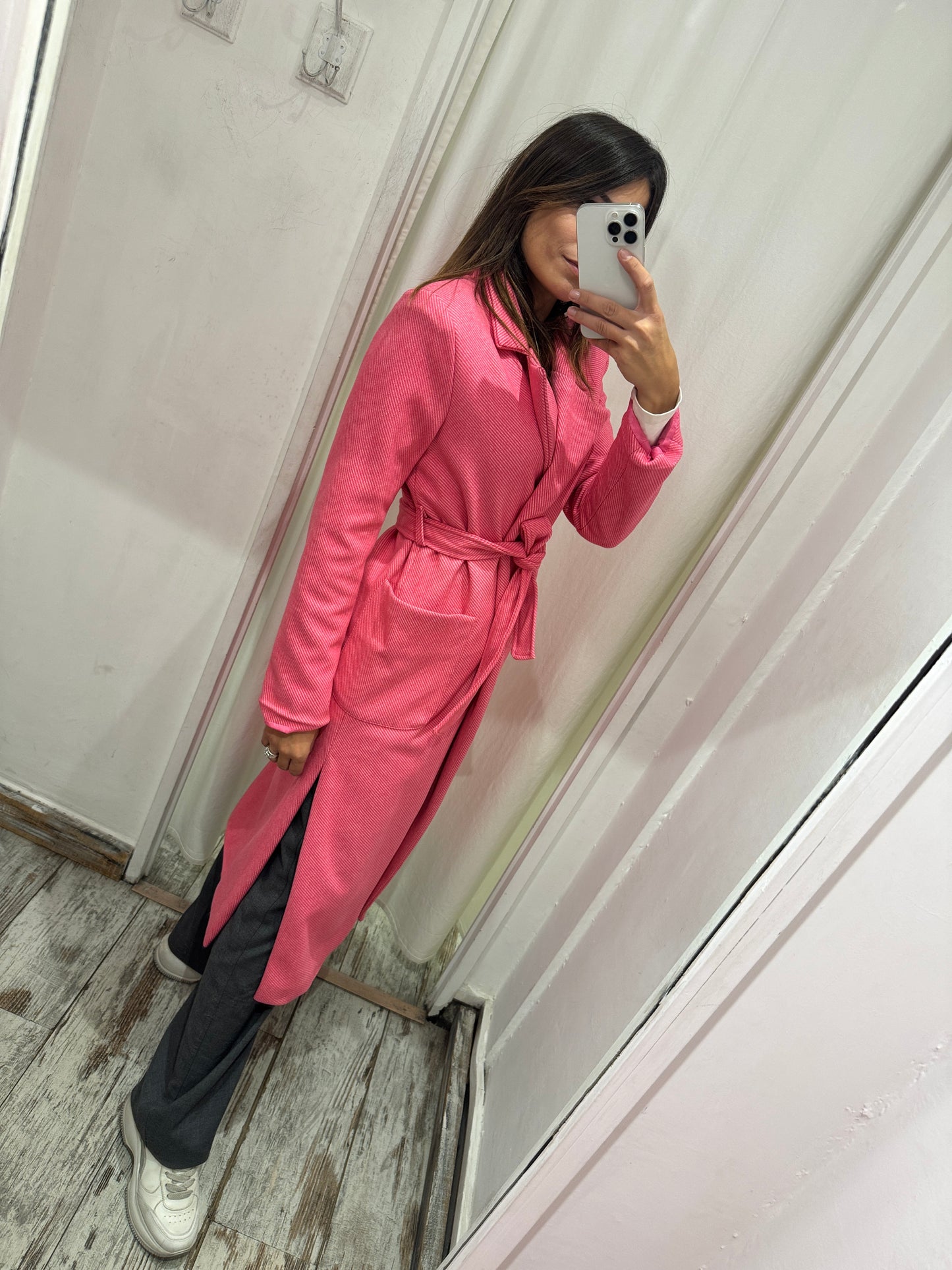 CAPPOTTO LE ROBE A VESTAGLIA ROSA