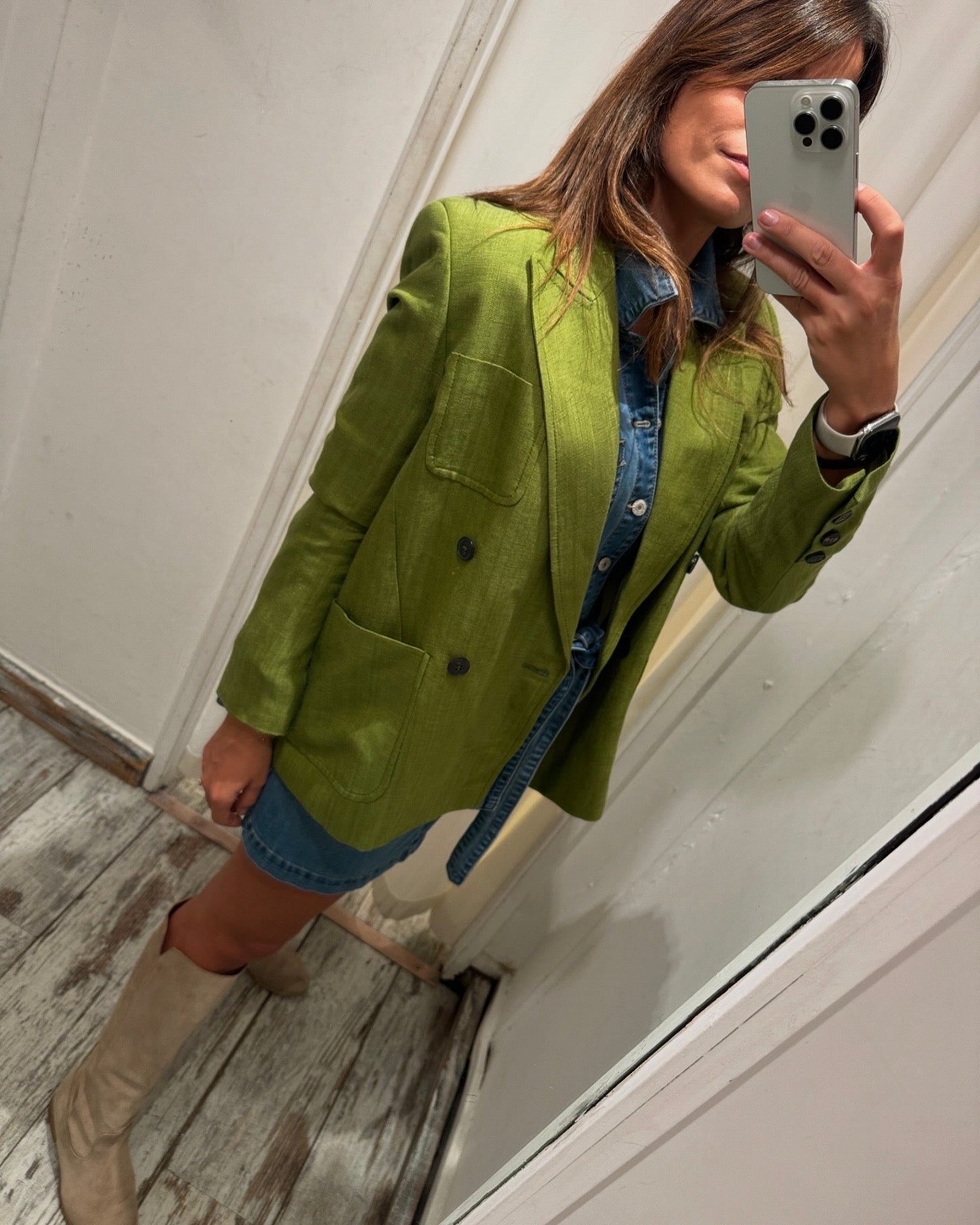 BLAZER OVER PHISIQUE DU ROLE VERDE