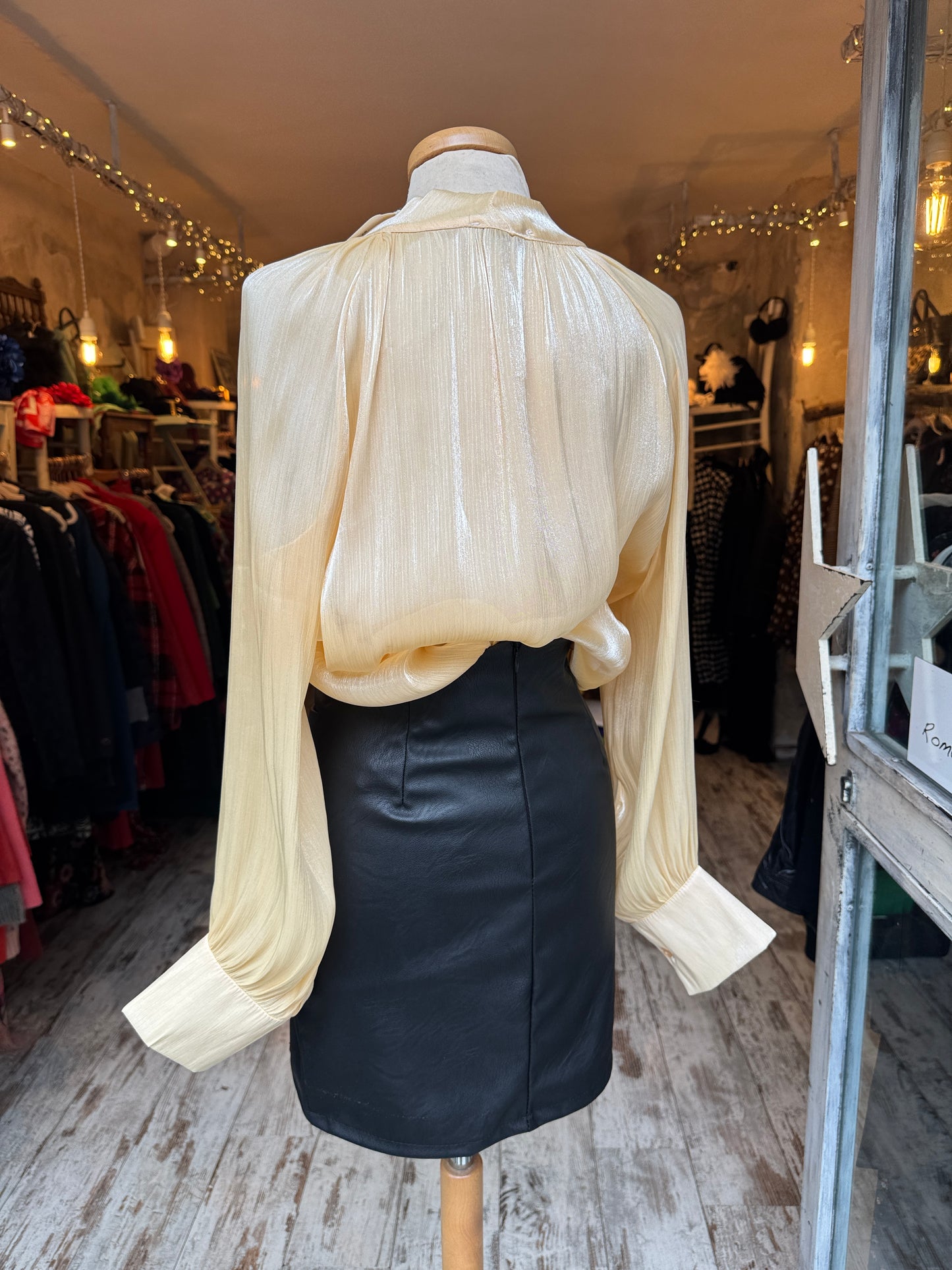 NEW COLLECTION - GONNA DRAPPEGGIATA NERA