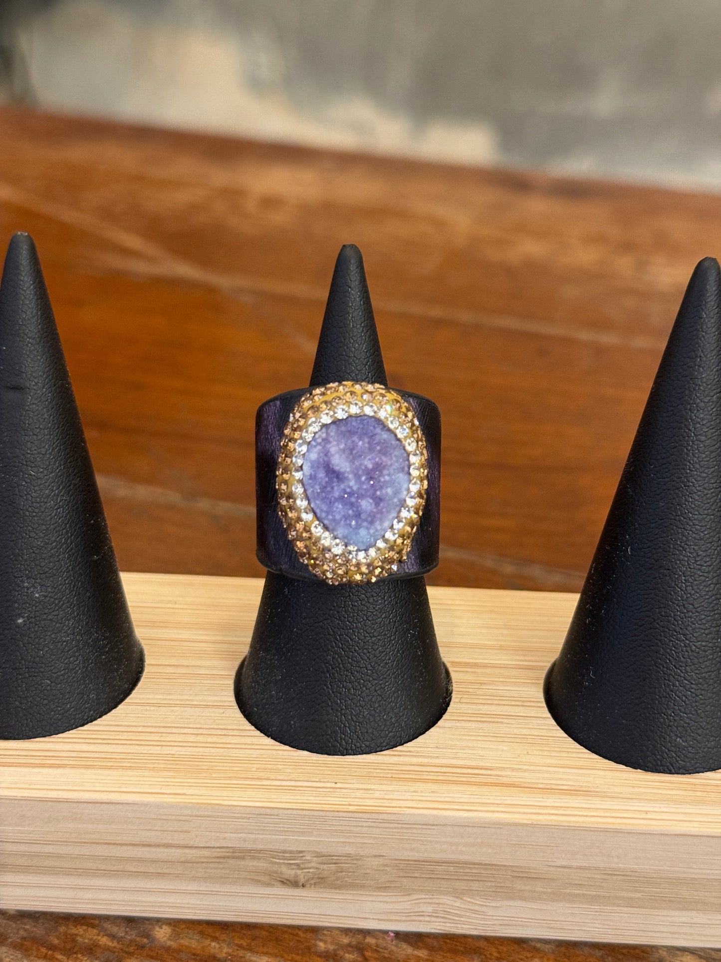ANELLO RAME E PIETRA