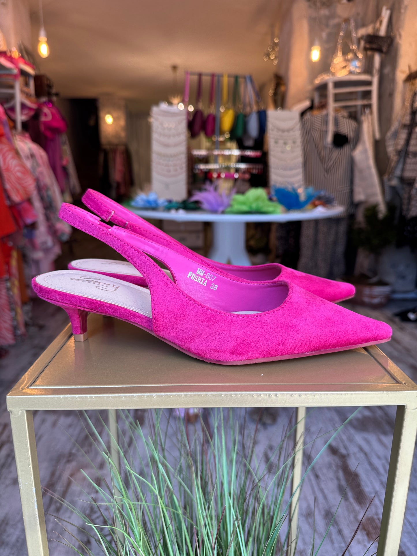 DECOLLETÈ SLINGBACK FUCSIA