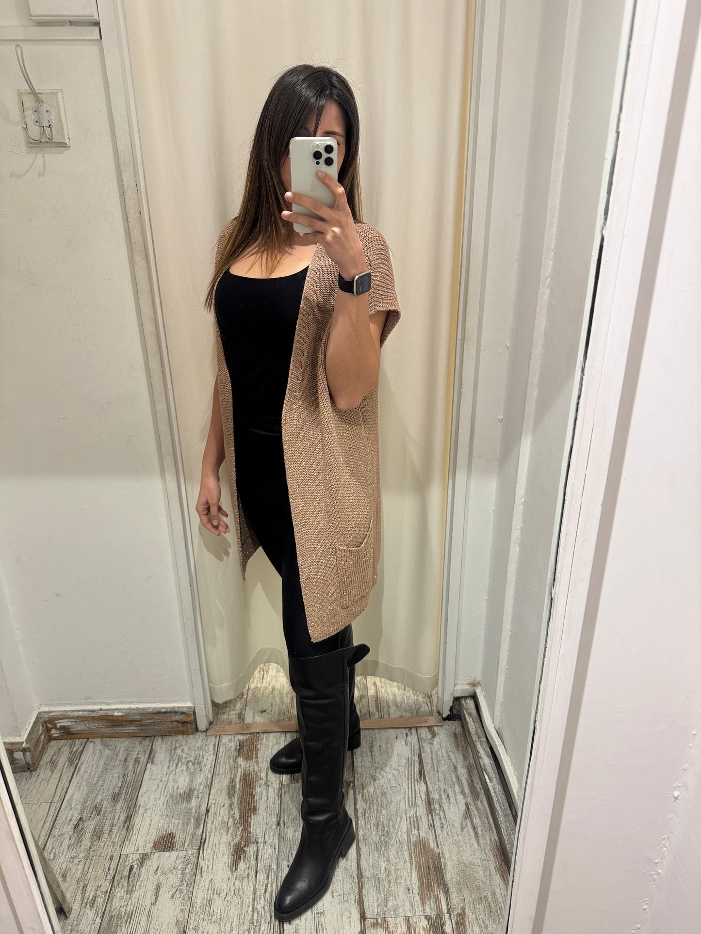 GILET ANONYME ORO ROSA