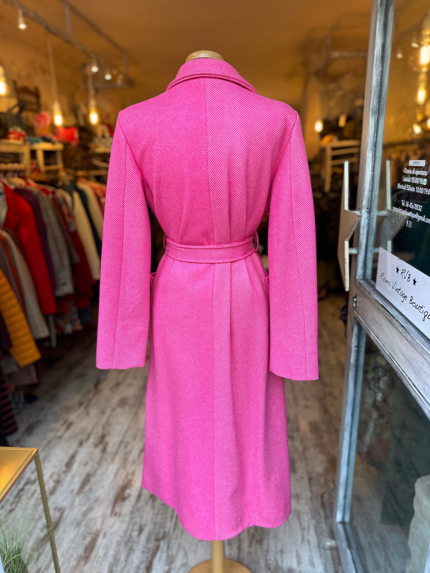 CAPPOTTO LE ROBE A VESTAGLIA ROSA