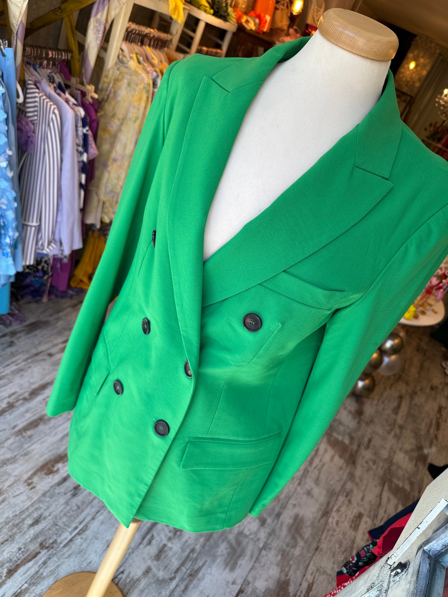 BLAZER JUCCA VERDE DOPPIOPETTO