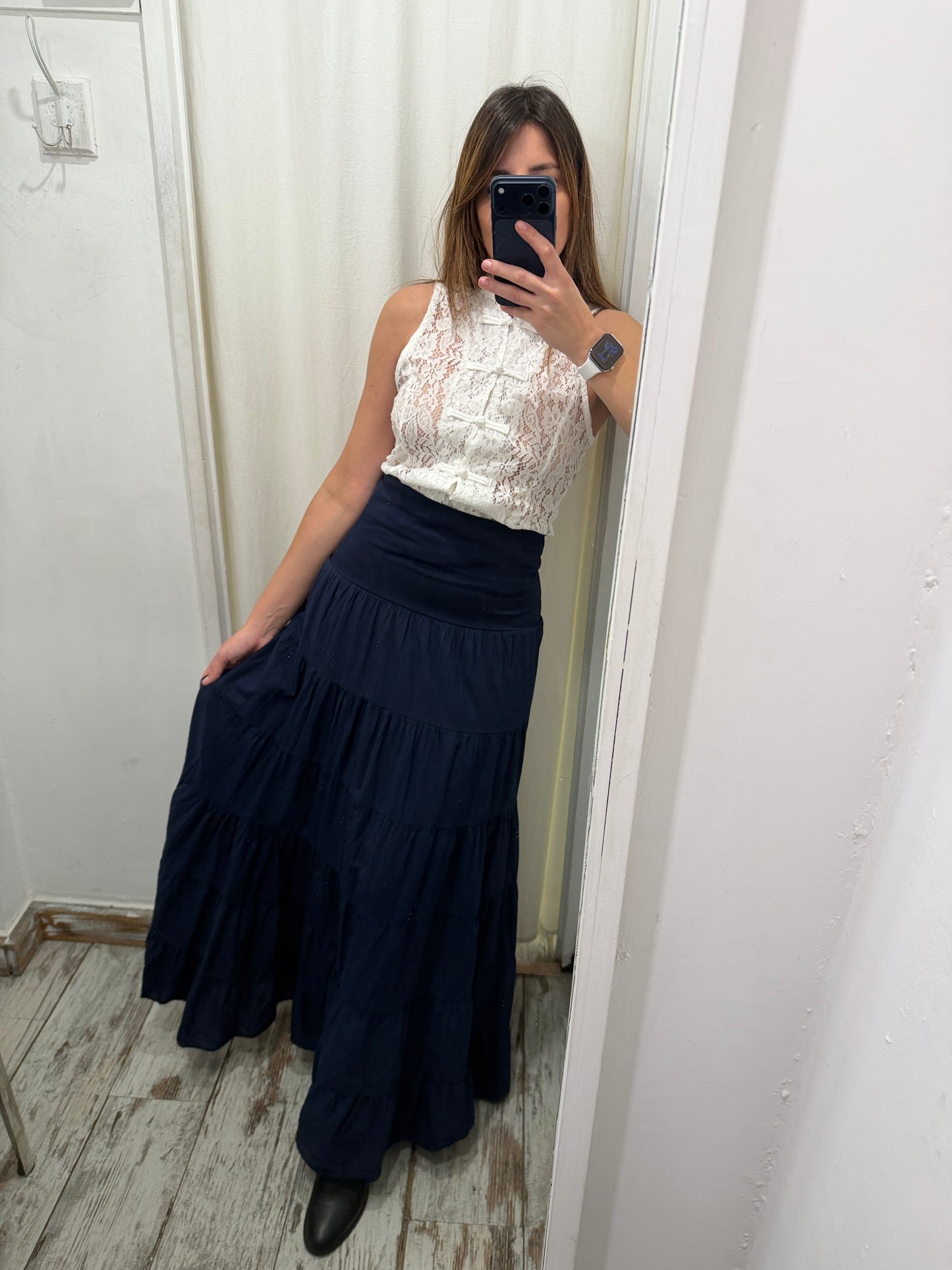 NEW COLLECTION - GONNA LUNGA FASCIA BLU
