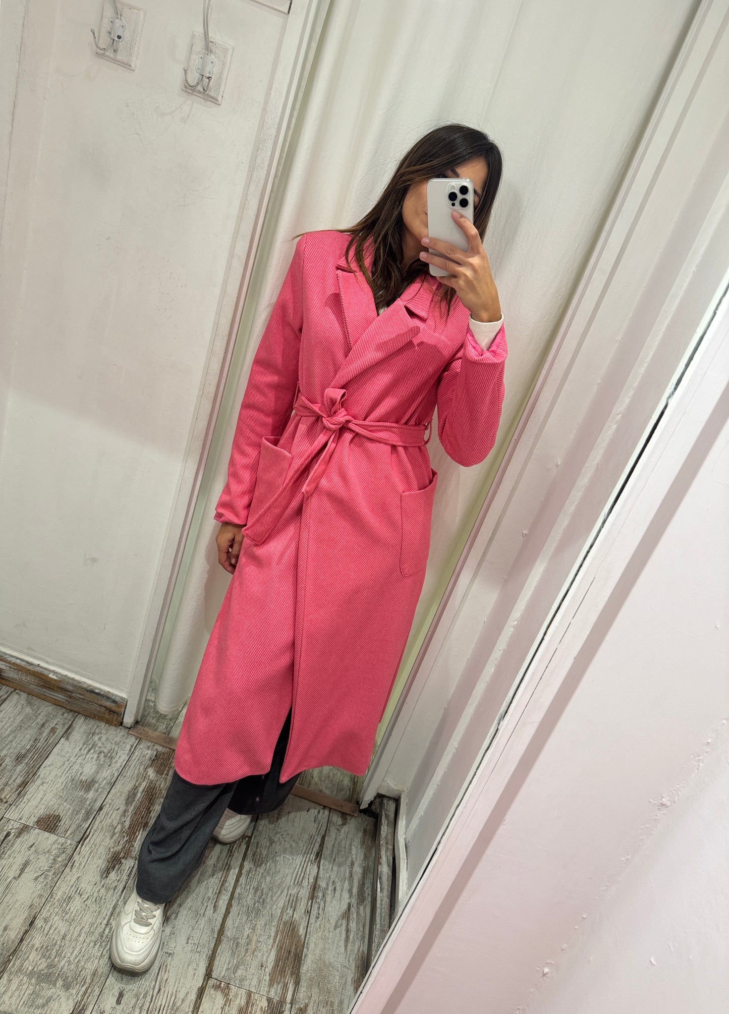 CAPPOTTO LE ROBE A VESTAGLIA ROSA