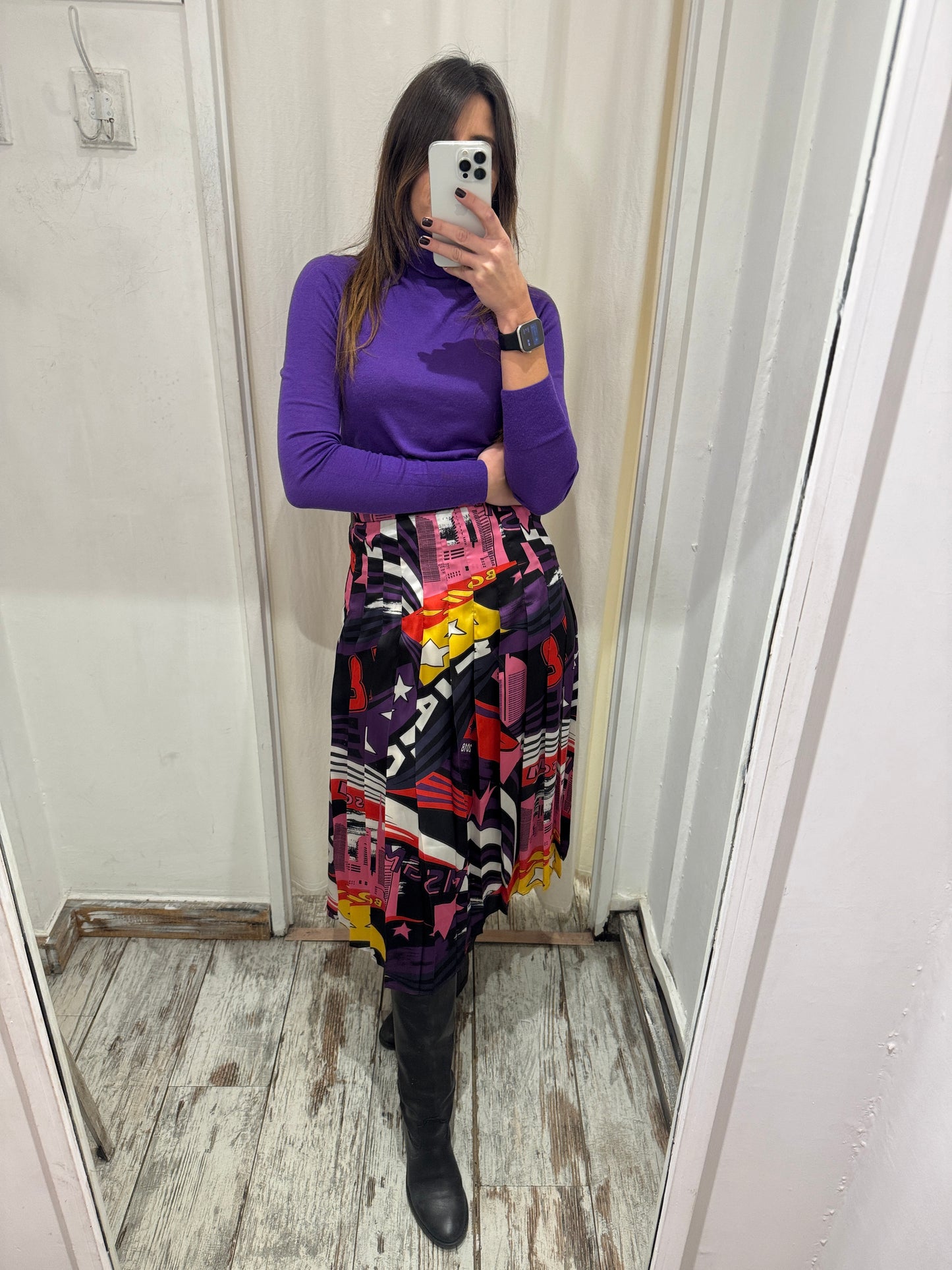 GONNA MSGM PLISSÈ MULTICOLORE