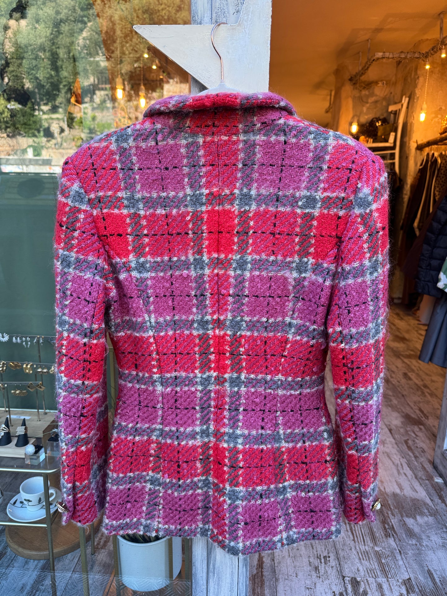 BLAZER CLAMANTIS BOUCLÈ MULTICOLORE