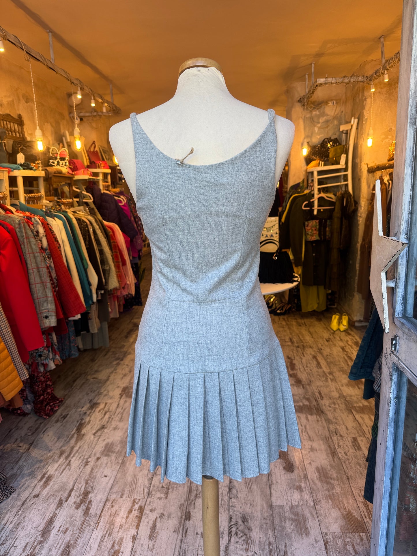 ABITO ERMANNO SCERVINO GRIGIO PERLA