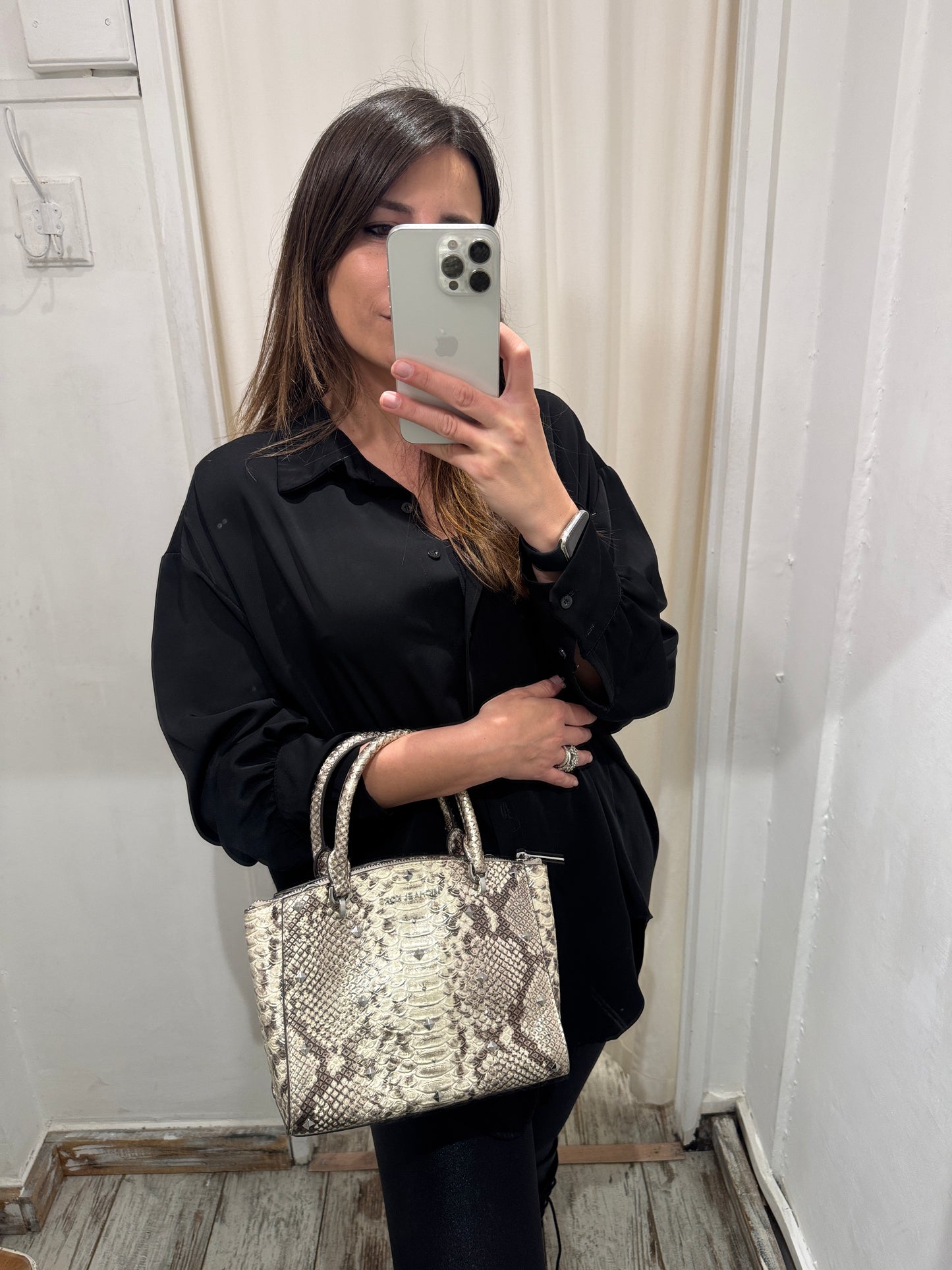 BORSA MICHAEL KORS STAMPA PITONE