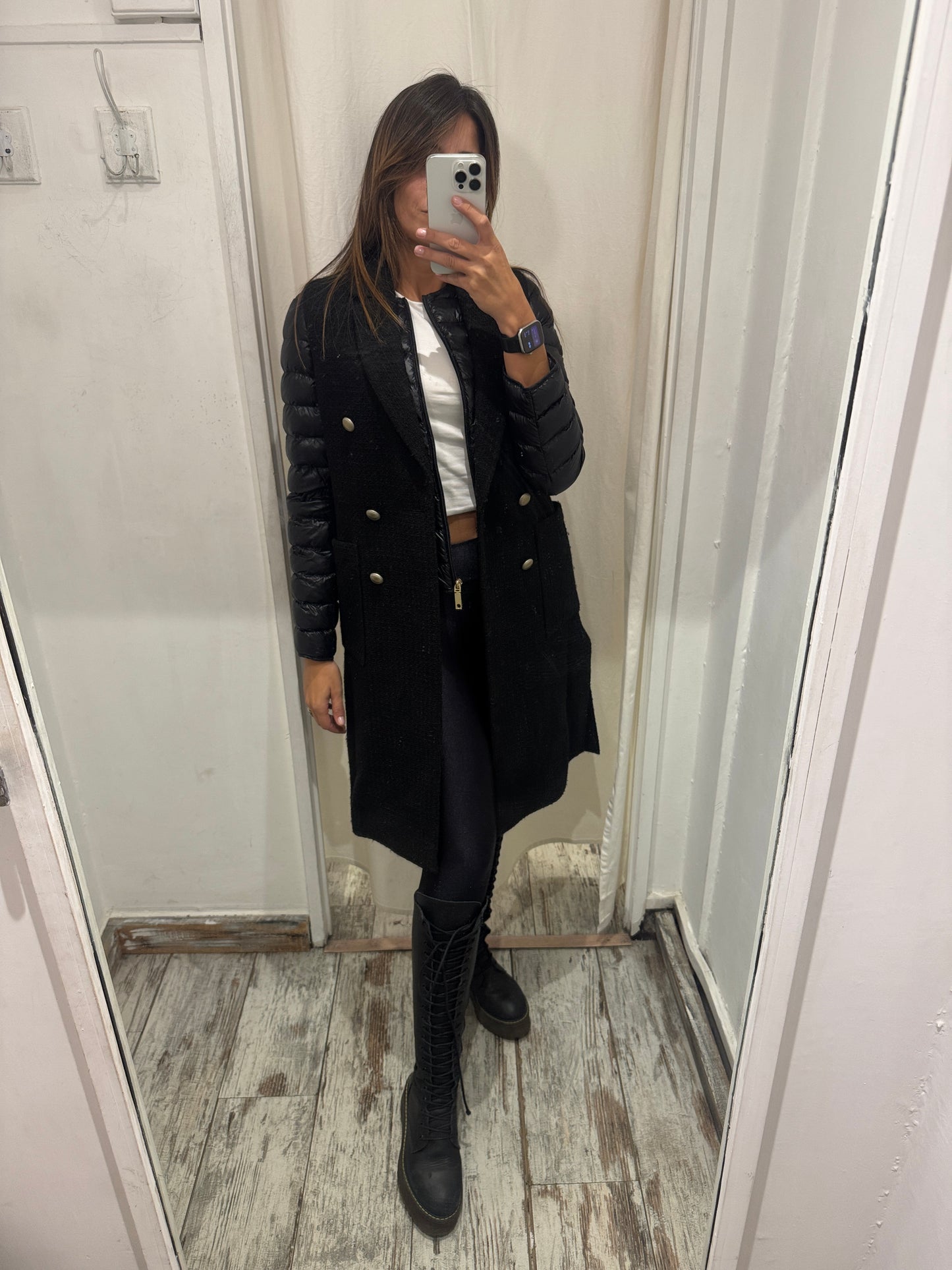 CAPPOTTO DOPPIO MAX&CO NERO