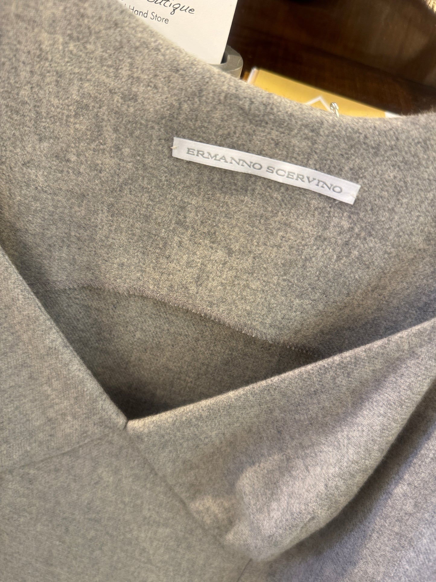 ABITO ERMANNO SCERVINO GRIGIO PERLA