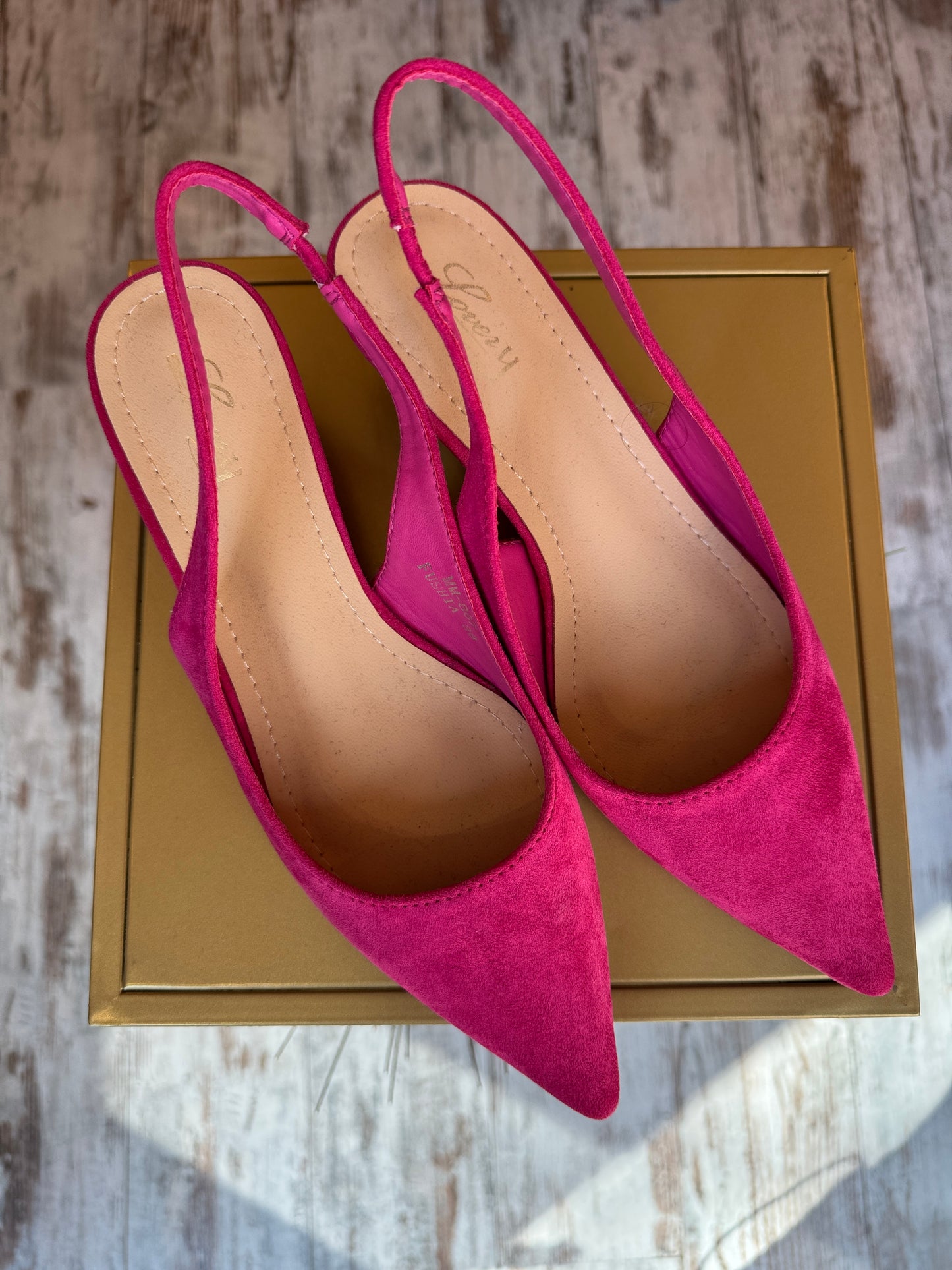 DECOLLETÈ SLINGBACK FUCSIA