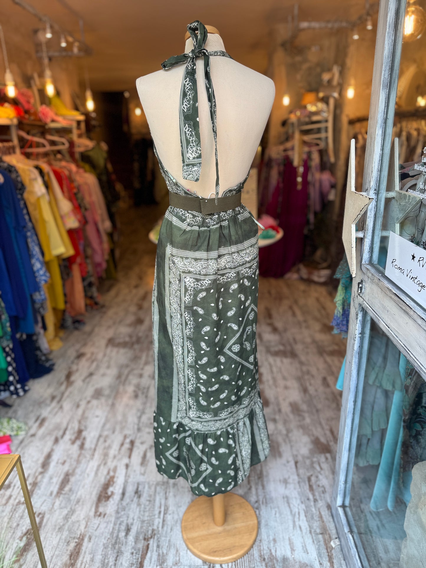 ABITO BANDANA VERDE MILITARE