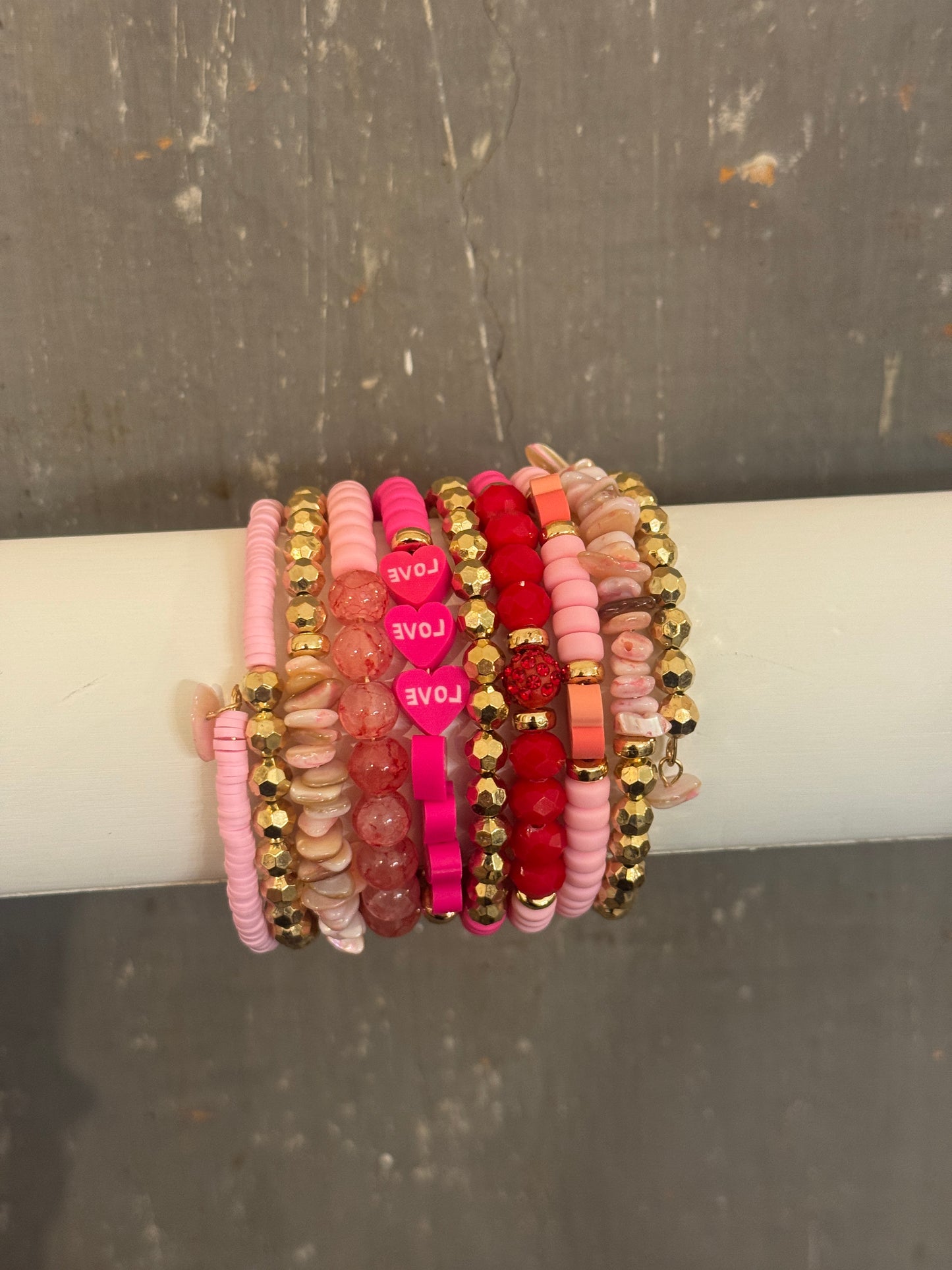 BRACCIALE SPIRALE CON PERLINE
