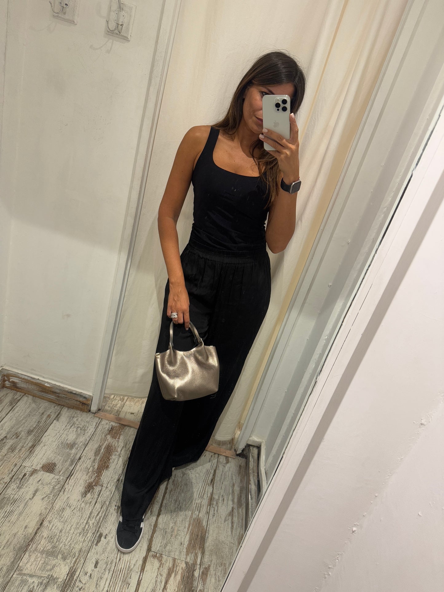 MINI BAG PELLE PIOMBO