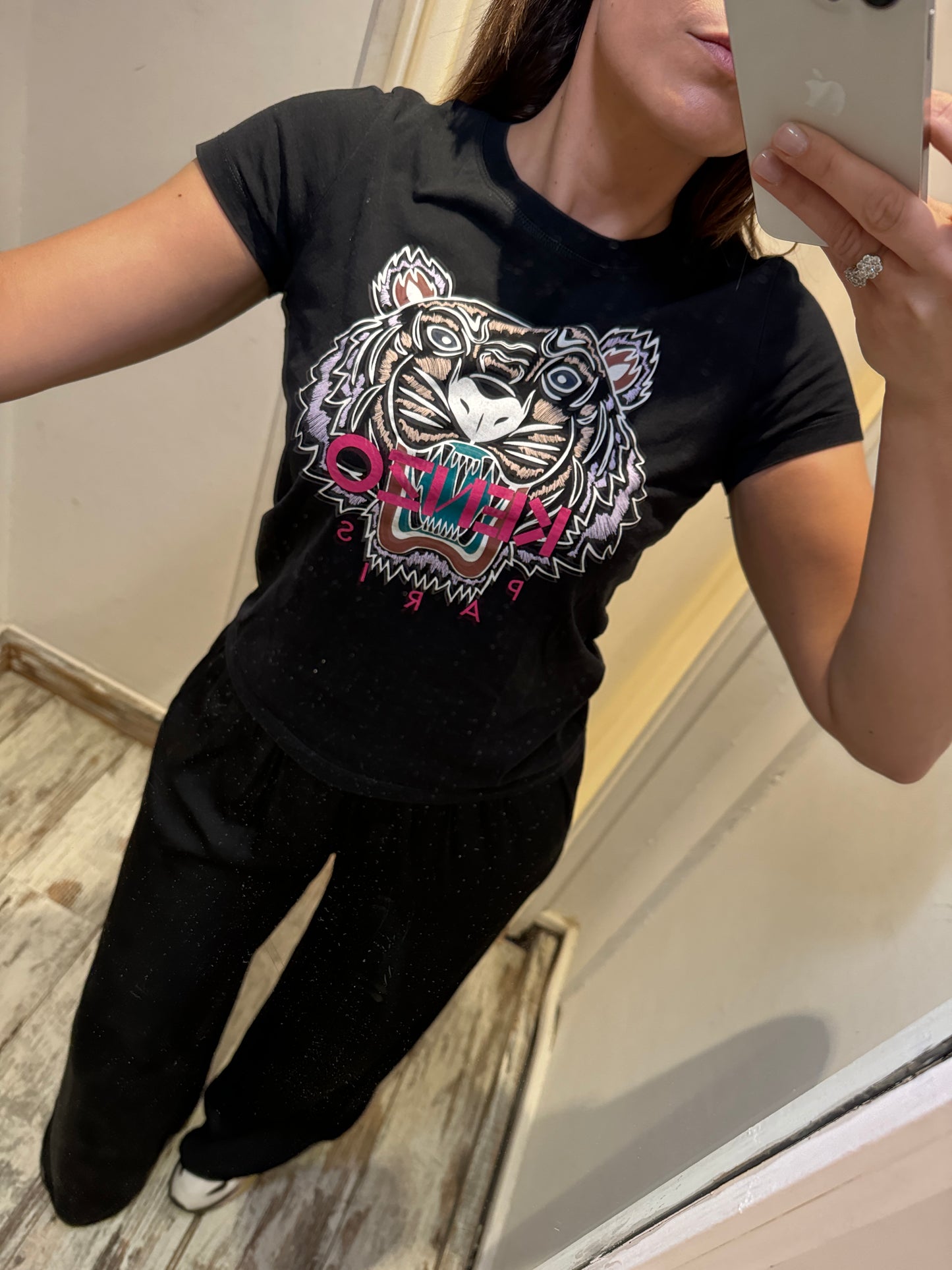 T-SHIRT KENZO NERO TIGER