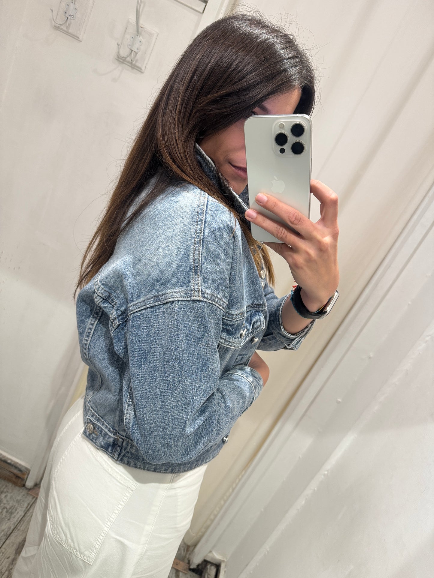 GIUBBINO DENIM CORTO