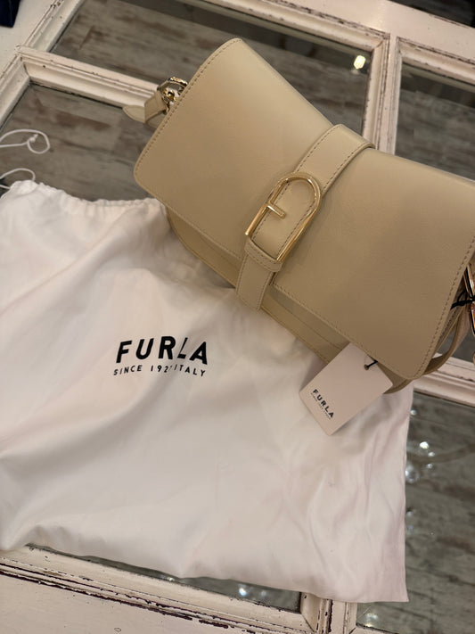 BORSA FURLA FLOW PELLE PANNA