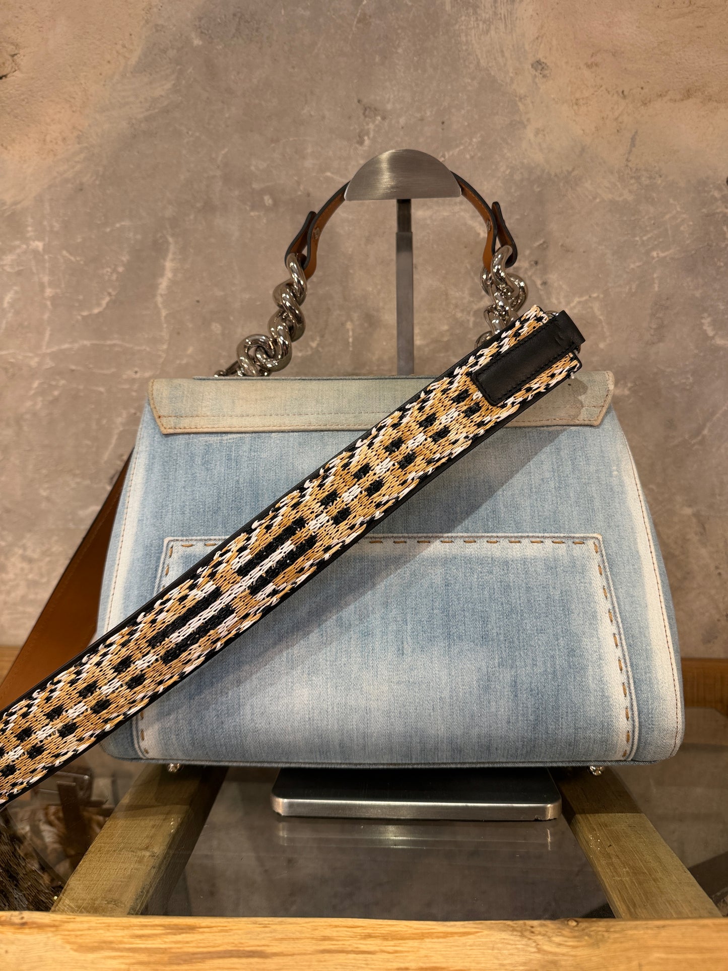 BORSA ERMANNO SCERVINO DENIM