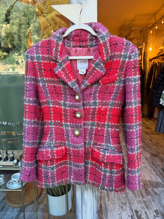 BLAZER CLAMANTIS BOUCLÈ MULTICOLORE