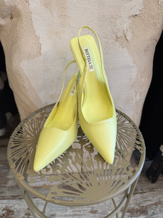 DECOLLETE SLINGBACK LIME