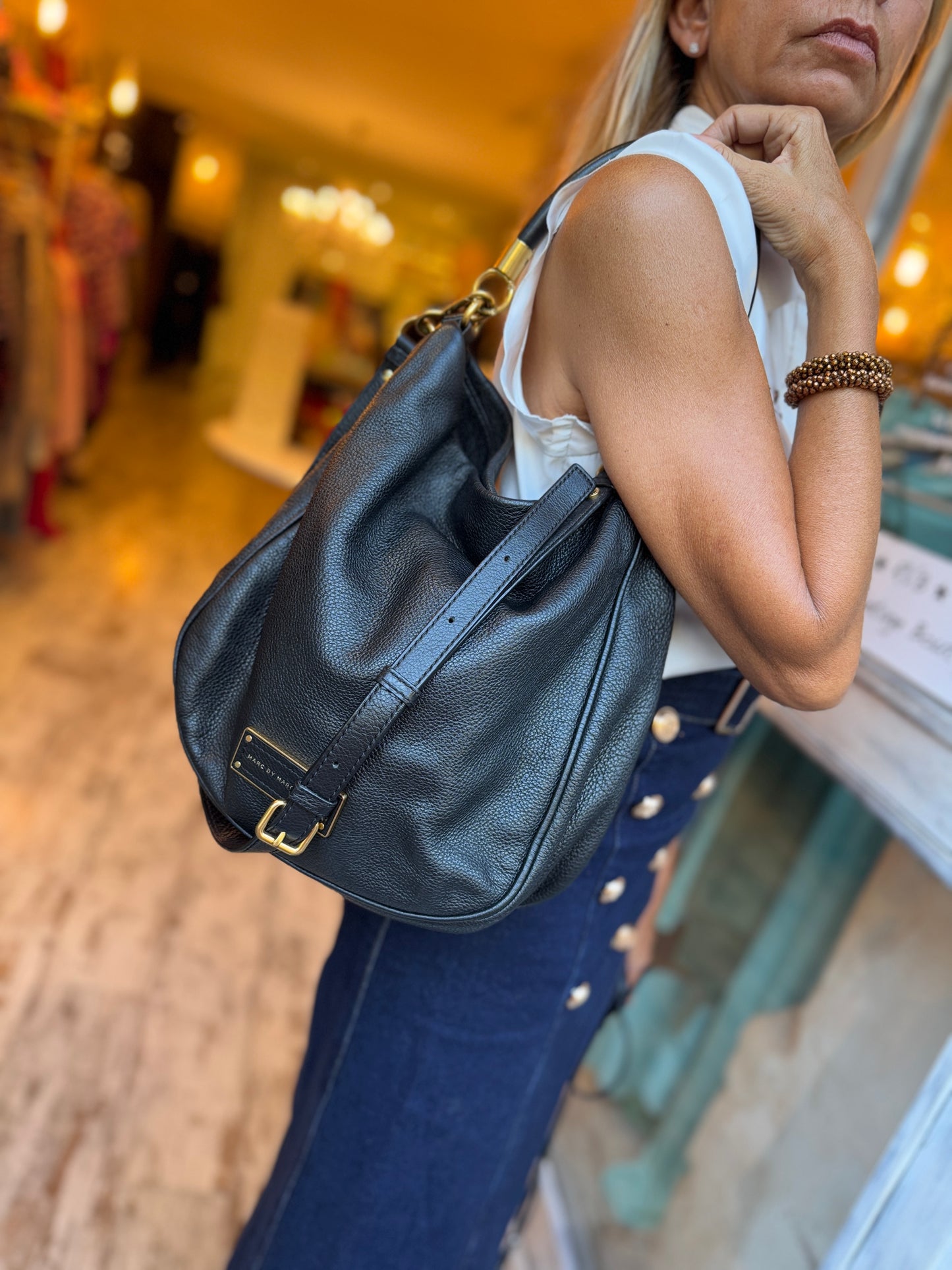 BORSA MARC by MARC JACOBS IN PELLE NERO